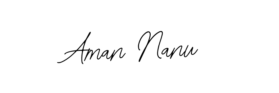 Make a beautiful signature design for name Aman Nanu. Use this online signature maker to create a handwritten signature for free. Aman Nanu signature style 12 images and pictures png