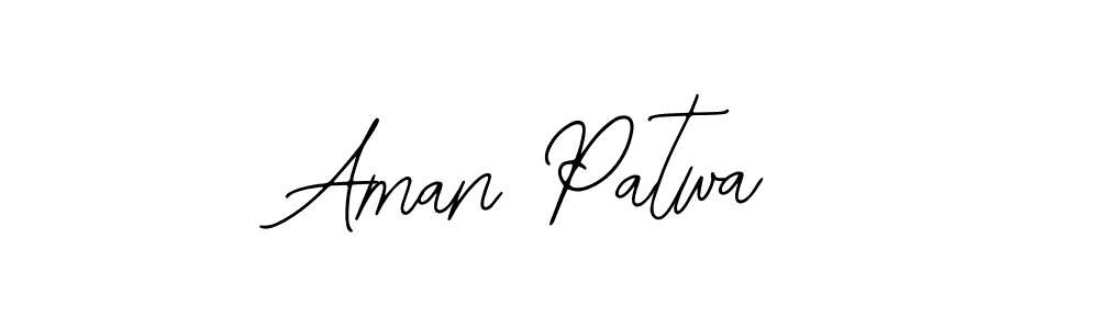 Aman Patwa stylish signature style. Best Handwritten Sign (Bearetta-2O07w) for my name. Handwritten Signature Collection Ideas for my name Aman Patwa. Aman Patwa signature style 12 images and pictures png