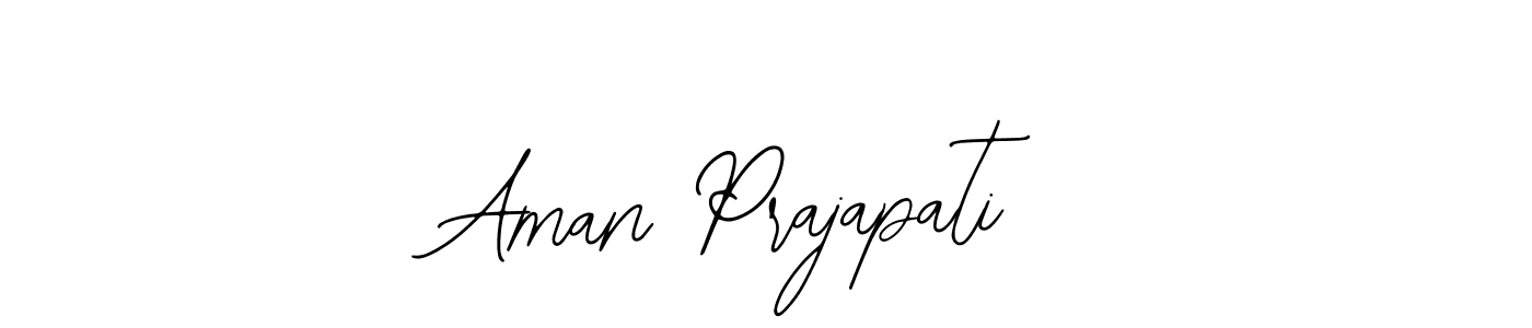 Design your own signature with our free online signature maker. With this signature software, you can create a handwritten (Bearetta-2O07w) signature for name Aman Prajapati. Aman Prajapati signature style 12 images and pictures png