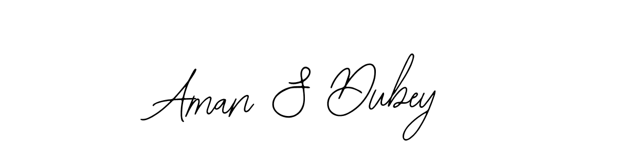 Create a beautiful signature design for name Aman S Dubey. With this signature (Bearetta-2O07w) fonts, you can make a handwritten signature for free. Aman S Dubey signature style 12 images and pictures png