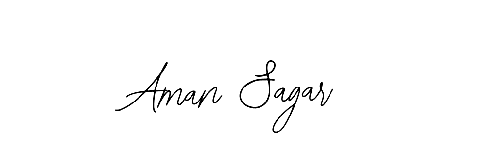 if you are searching for the best signature style for your name Aman Sagar. so please give up your signature search. here we have designed multiple signature styles  using Bearetta-2O07w. Aman Sagar signature style 12 images and pictures png