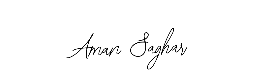 How to make Aman Saghar signature? Bearetta-2O07w is a professional autograph style. Create handwritten signature for Aman Saghar name. Aman Saghar signature style 12 images and pictures png