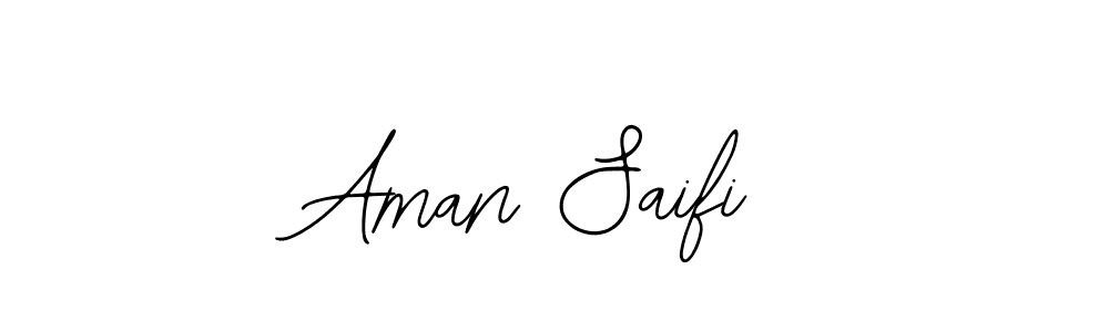 Design your own signature with our free online signature maker. With this signature software, you can create a handwritten (Bearetta-2O07w) signature for name Aman Saifi. Aman Saifi signature style 12 images and pictures png