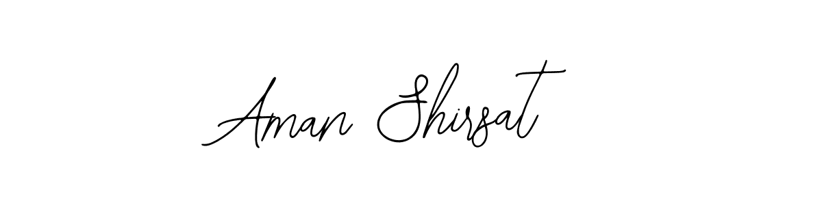 if you are searching for the best signature style for your name Aman Shirsat. so please give up your signature search. here we have designed multiple signature styles  using Bearetta-2O07w. Aman Shirsat signature style 12 images and pictures png