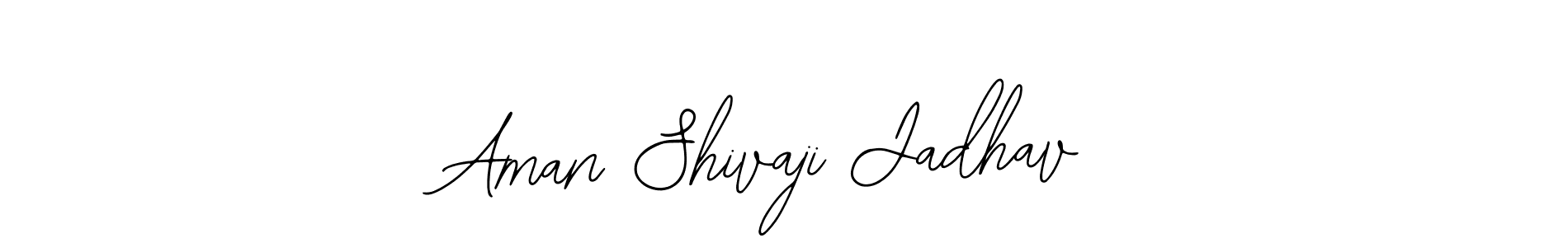 Create a beautiful signature design for name Aman Shivaji Jadhav. With this signature (Bearetta-2O07w) fonts, you can make a handwritten signature for free. Aman Shivaji Jadhav signature style 12 images and pictures png