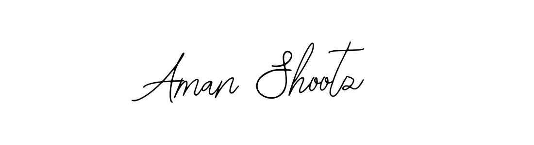 Make a beautiful signature design for name Aman Shootz. With this signature (Bearetta-2O07w) style, you can create a handwritten signature for free. Aman Shootz signature style 12 images and pictures png