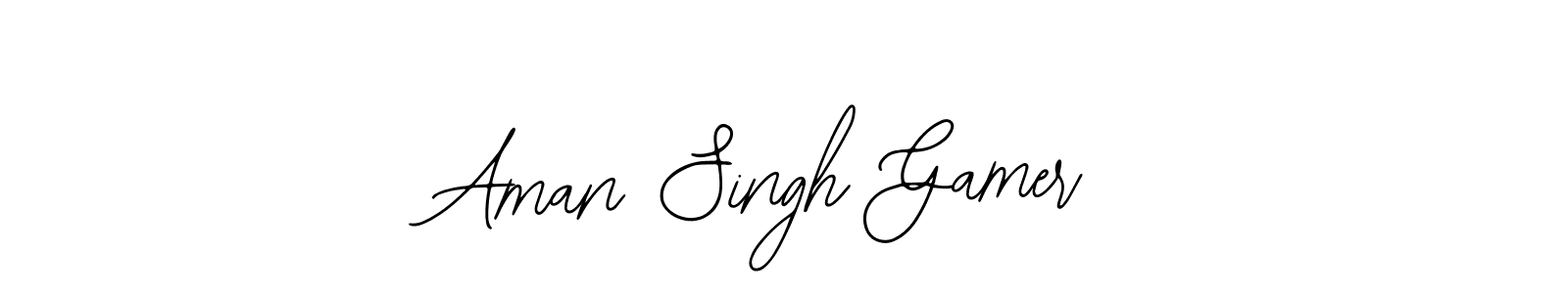 You should practise on your own different ways (Bearetta-2O07w) to write your name (Aman Singh Gamer) in signature. don't let someone else do it for you. Aman Singh Gamer signature style 12 images and pictures png