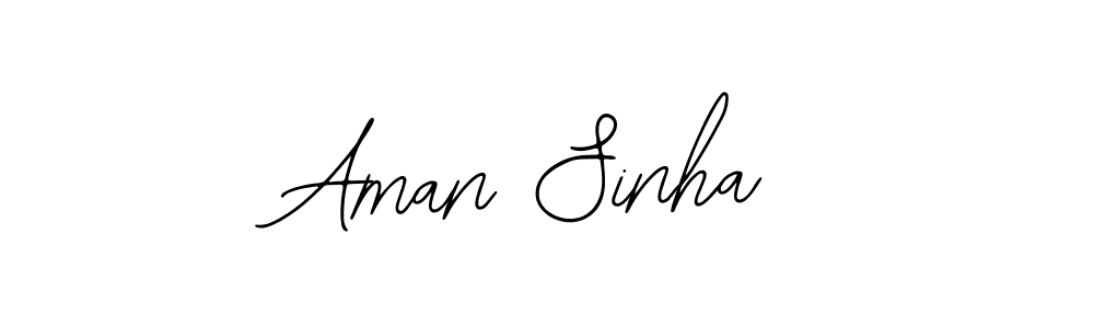 Use a signature maker to create a handwritten signature online. With this signature software, you can design (Bearetta-2O07w) your own signature for name Aman Sinha. Aman Sinha signature style 12 images and pictures png