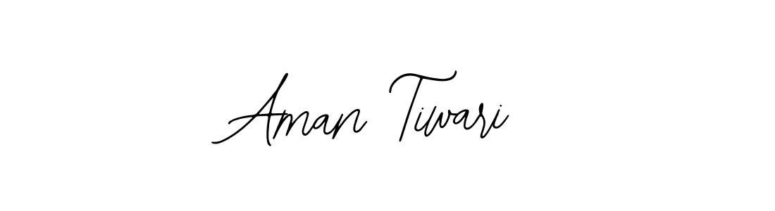 How to make Aman Tiwari name signature. Use Bearetta-2O07w style for creating short signs online. This is the latest handwritten sign. Aman Tiwari signature style 12 images and pictures png