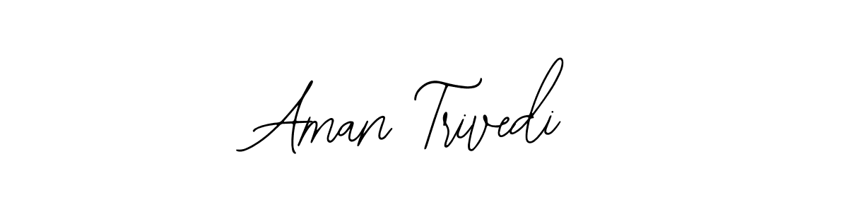 Create a beautiful signature design for name Aman Trivedi. With this signature (Bearetta-2O07w) fonts, you can make a handwritten signature for free. Aman Trivedi signature style 12 images and pictures png