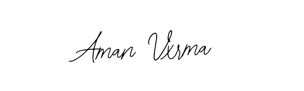 if you are searching for the best signature style for your name Aman Vxrma. so please give up your signature search. here we have designed multiple signature styles  using Bearetta-2O07w. Aman Vxrma signature style 12 images and pictures png