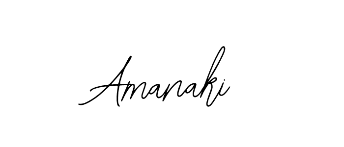 Make a beautiful signature design for name Amanaki. With this signature (Bearetta-2O07w) style, you can create a handwritten signature for free. Amanaki signature style 12 images and pictures png