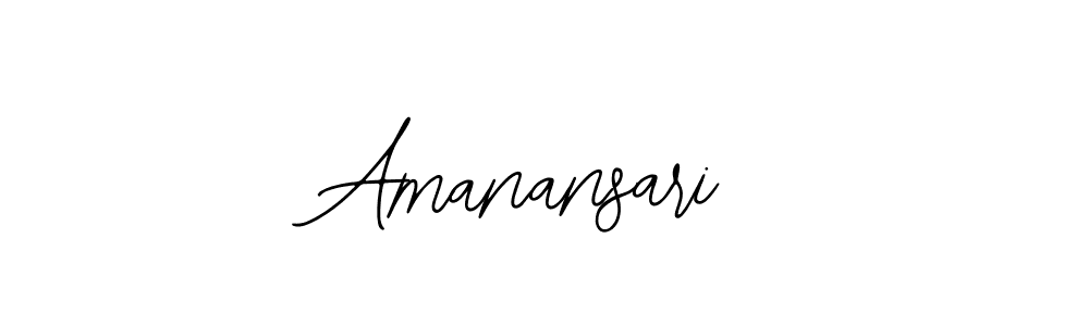 It looks lik you need a new signature style for name Amanansari. Design unique handwritten (Bearetta-2O07w) signature with our free signature maker in just a few clicks. Amanansari signature style 12 images and pictures png