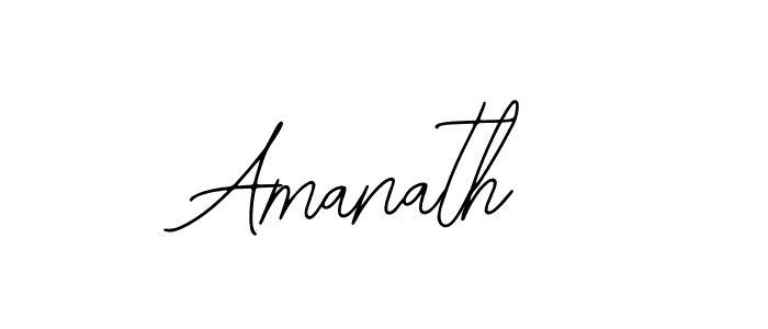 How to make Amanath name signature. Use Bearetta-2O07w style for creating short signs online. This is the latest handwritten sign. Amanath signature style 12 images and pictures png