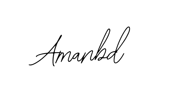 How to Draw Amanbd signature style? Bearetta-2O07w is a latest design signature styles for name Amanbd. Amanbd signature style 12 images and pictures png