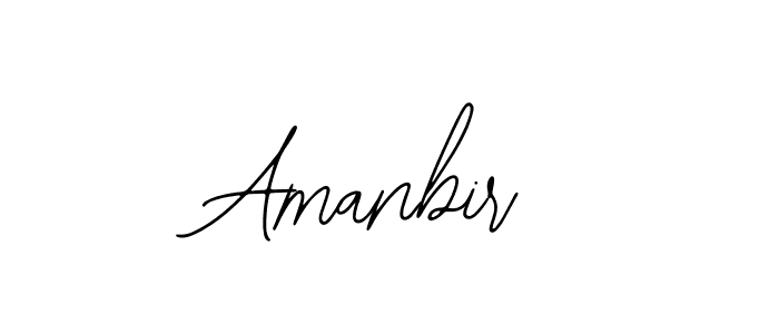 if you are searching for the best signature style for your name Amanbir. so please give up your signature search. here we have designed multiple signature styles  using Bearetta-2O07w. Amanbir signature style 12 images and pictures png