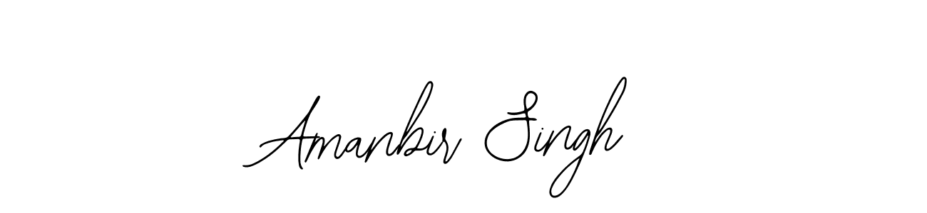 You should practise on your own different ways (Bearetta-2O07w) to write your name (Amanbir Singh) in signature. don't let someone else do it for you. Amanbir Singh signature style 12 images and pictures png