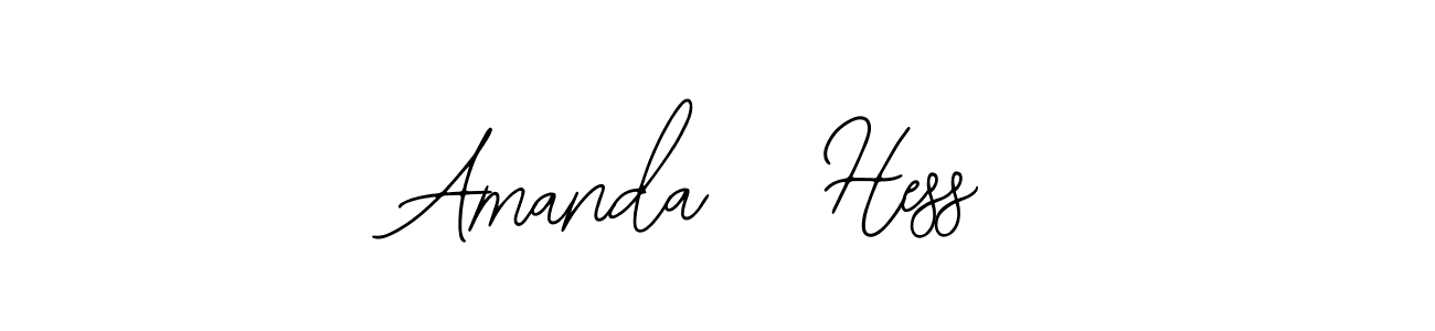 Amanda   Hess stylish signature style. Best Handwritten Sign (Bearetta-2O07w) for my name. Handwritten Signature Collection Ideas for my name Amanda   Hess. Amanda   Hess signature style 12 images and pictures png