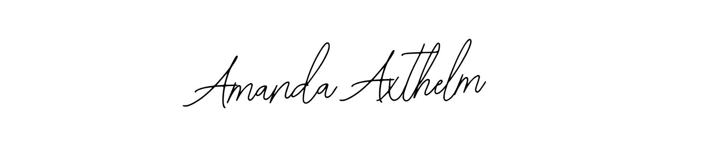 You should practise on your own different ways (Bearetta-2O07w) to write your name (Amanda Axthelm) in signature. don't let someone else do it for you. Amanda Axthelm signature style 12 images and pictures png