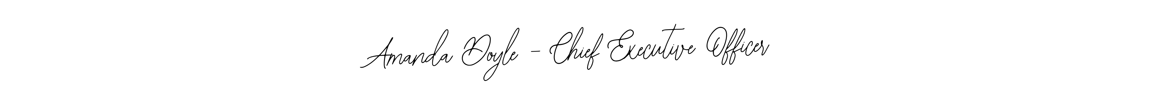 How to make Amanda Doyle - Chief Executive Officer name signature. Use Bearetta-2O07w style for creating short signs online. This is the latest handwritten sign. Amanda Doyle - Chief Executive Officer signature style 12 images and pictures png