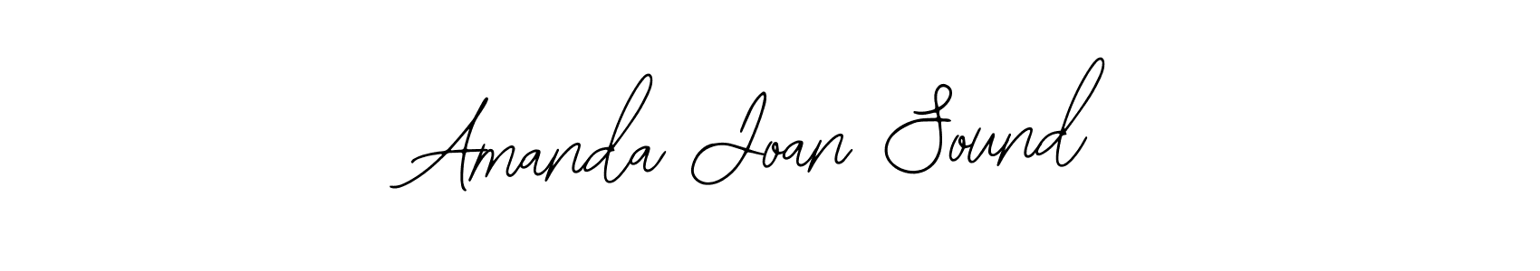 Create a beautiful signature design for name Amanda Joan Sound. With this signature (Bearetta-2O07w) fonts, you can make a handwritten signature for free. Amanda Joan Sound signature style 12 images and pictures png