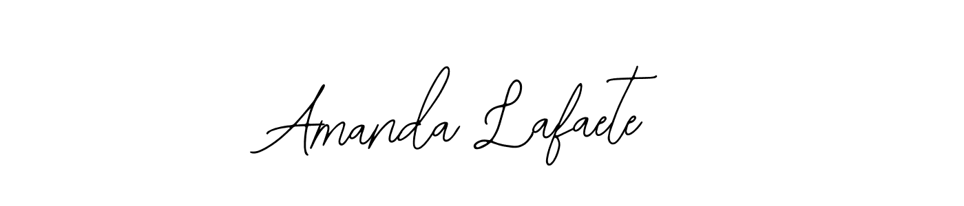 Make a short Amanda Lafaete signature style. Manage your documents anywhere anytime using Bearetta-2O07w. Create and add eSignatures, submit forms, share and send files easily. Amanda Lafaete signature style 12 images and pictures png