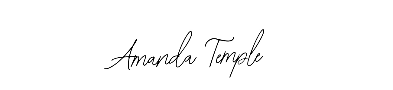 You should practise on your own different ways (Bearetta-2O07w) to write your name (Amanda Temple) in signature. don't let someone else do it for you. Amanda Temple signature style 12 images and pictures png