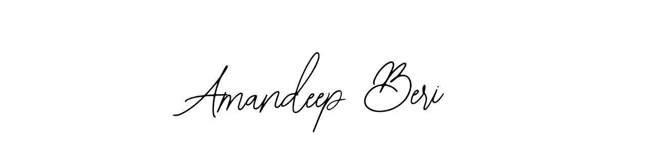 The best way (Bearetta-2O07w) to make a short signature is to pick only two or three words in your name. The name Amandeep Beri include a total of six letters. For converting this name. Amandeep Beri signature style 12 images and pictures png