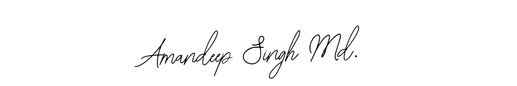 How to make Amandeep Singh Md. name signature. Use Bearetta-2O07w style for creating short signs online. This is the latest handwritten sign. Amandeep Singh Md. signature style 12 images and pictures png