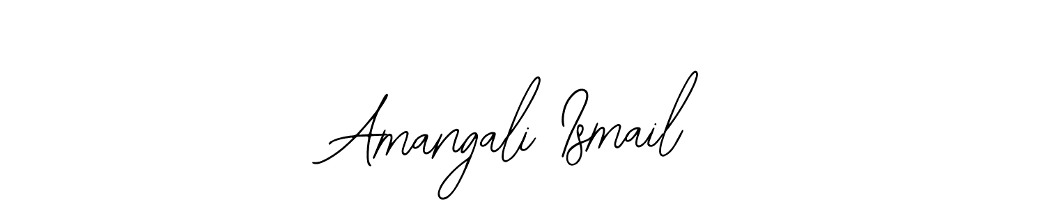Amangali Ismail stylish signature style. Best Handwritten Sign (Bearetta-2O07w) for my name. Handwritten Signature Collection Ideas for my name Amangali Ismail. Amangali Ismail signature style 12 images and pictures png