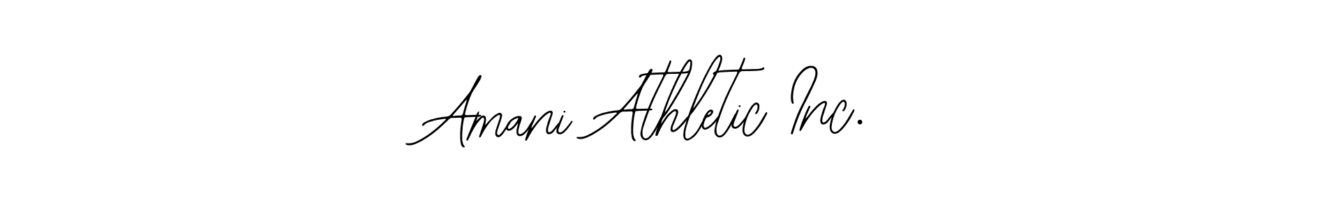 Check out images of Autograph of Amani Athletic Inc. name. Actor Amani Athletic Inc. Signature Style. Bearetta-2O07w is a professional sign style online. Amani Athletic Inc. signature style 12 images and pictures png