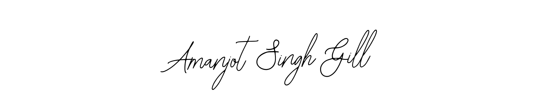 Use a signature maker to create a handwritten signature online. With this signature software, you can design (Bearetta-2O07w) your own signature for name Amanjot Singh Gill. Amanjot Singh Gill signature style 12 images and pictures png