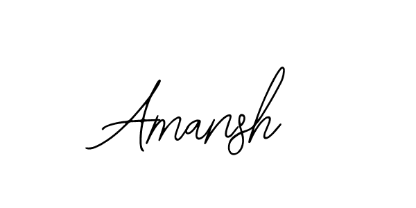 Make a beautiful signature design for name Amansh. With this signature (Bearetta-2O07w) style, you can create a handwritten signature for free. Amansh signature style 12 images and pictures png