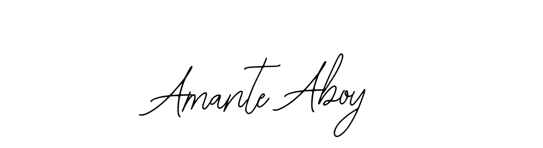How to make Amante Aboy signature? Bearetta-2O07w is a professional autograph style. Create handwritten signature for Amante Aboy name. Amante Aboy signature style 12 images and pictures png