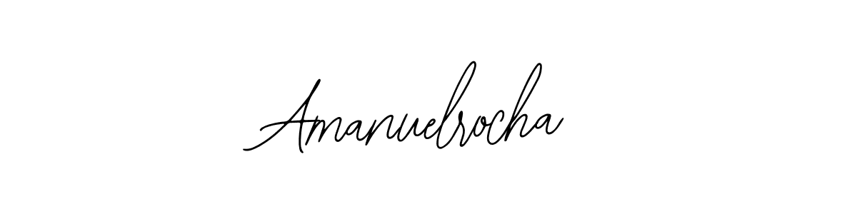 How to make Amanuelrocha name signature. Use Bearetta-2O07w style for creating short signs online. This is the latest handwritten sign. Amanuelrocha signature style 12 images and pictures png