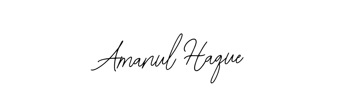 Design your own signature with our free online signature maker. With this signature software, you can create a handwritten (Bearetta-2O07w) signature for name Amanul Haque. Amanul Haque signature style 12 images and pictures png