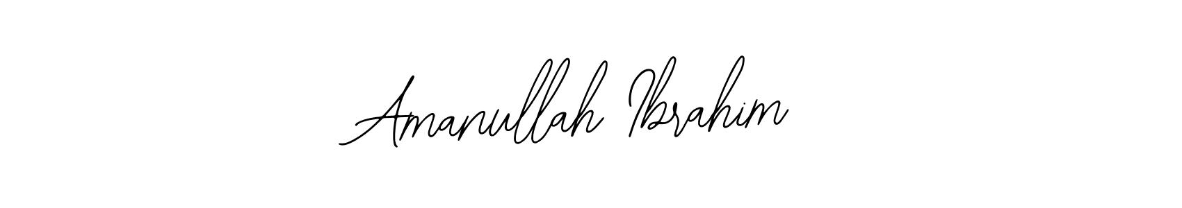 How to make Amanullah Ibrahim signature? Bearetta-2O07w is a professional autograph style. Create handwritten signature for Amanullah Ibrahim name. Amanullah Ibrahim signature style 12 images and pictures png