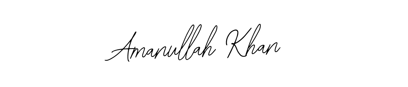 Make a beautiful signature design for name Amanullah Khan. With this signature (Bearetta-2O07w) style, you can create a handwritten signature for free. Amanullah Khan signature style 12 images and pictures png