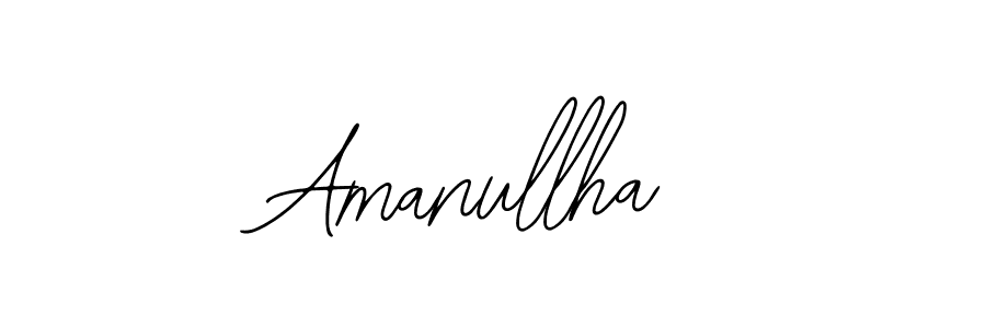 How to make Amanullha name signature. Use Bearetta-2O07w style for creating short signs online. This is the latest handwritten sign. Amanullha signature style 12 images and pictures png