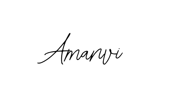 How to make Amanvi name signature. Use Bearetta-2O07w style for creating short signs online. This is the latest handwritten sign. Amanvi signature style 12 images and pictures png