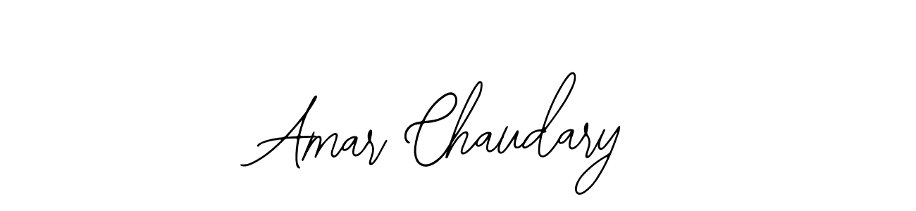 How to make Amar Chaudary signature? Bearetta-2O07w is a professional autograph style. Create handwritten signature for Amar Chaudary name. Amar Chaudary signature style 12 images and pictures png