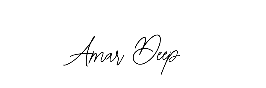 Use a signature maker to create a handwritten signature online. With this signature software, you can design (Bearetta-2O07w) your own signature for name Amar Deep. Amar Deep signature style 12 images and pictures png