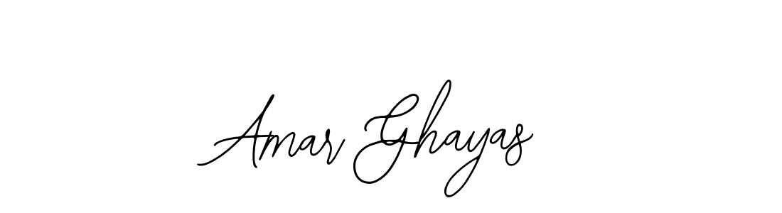 How to make Amar Ghayas signature? Bearetta-2O07w is a professional autograph style. Create handwritten signature for Amar Ghayas name. Amar Ghayas signature style 12 images and pictures png