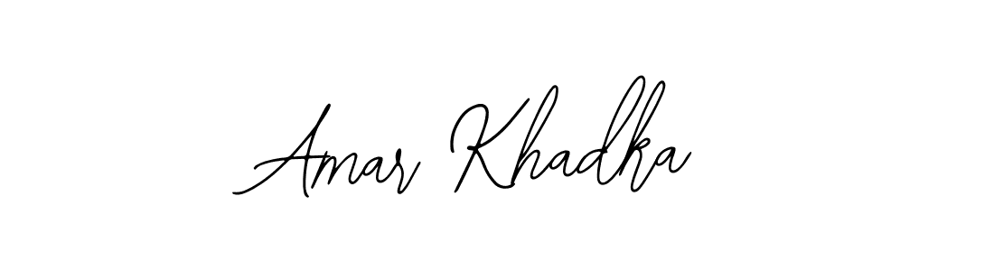 You should practise on your own different ways (Bearetta-2O07w) to write your name (Amar Khadka) in signature. don't let someone else do it for you. Amar Khadka signature style 12 images and pictures png