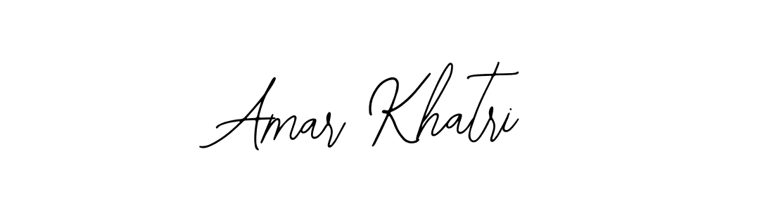 How to make Amar Khatri name signature. Use Bearetta-2O07w style for creating short signs online. This is the latest handwritten sign. Amar Khatri signature style 12 images and pictures png