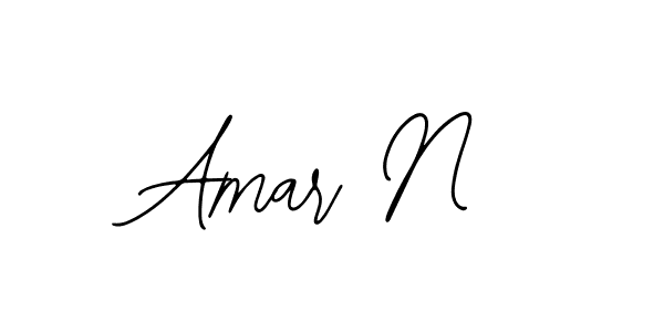 Use a signature maker to create a handwritten signature online. With this signature software, you can design (Bearetta-2O07w) your own signature for name Amar N. Amar N signature style 12 images and pictures png