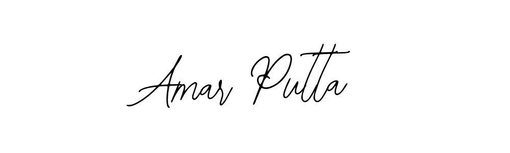 Make a beautiful signature design for name Amar Putta. With this signature (Bearetta-2O07w) style, you can create a handwritten signature for free. Amar Putta signature style 12 images and pictures png