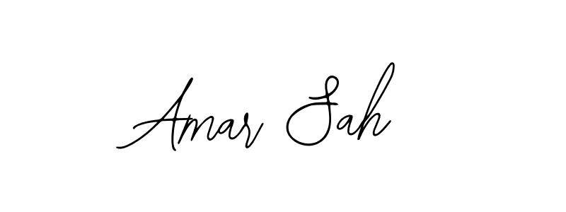 Use a signature maker to create a handwritten signature online. With this signature software, you can design (Bearetta-2O07w) your own signature for name Amar Sah. Amar Sah signature style 12 images and pictures png