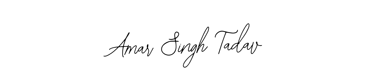 How to make Amar Singh Tadav name signature. Use Bearetta-2O07w style for creating short signs online. This is the latest handwritten sign. Amar Singh Tadav signature style 12 images and pictures png