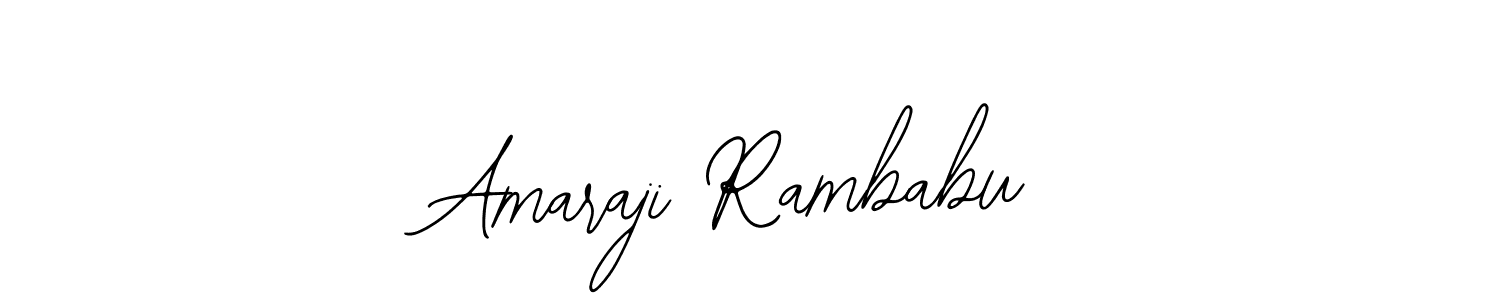 It looks lik you need a new signature style for name Amaraji Rambabu. Design unique handwritten (Bearetta-2O07w) signature with our free signature maker in just a few clicks. Amaraji Rambabu signature style 12 images and pictures png